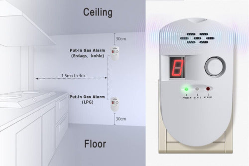 Detector De Fugas De Gas, Detector De Gas Digital Natural, . 4