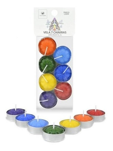 Iluminarte Night 7 Chakras Aromatic Candles - Set of 6 0