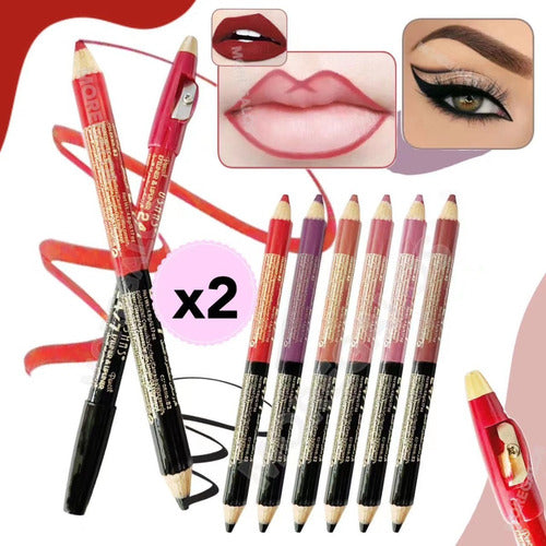 Beautifull Regalos Eye Liner X2 Multi-Use Pencil for Eyes, Lips, and Shadows 1