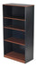 Office Desk Bookcase with Adjustable Shelves and Doors - Tisera Bib-10 1