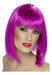 Mercadoflash Short Lilac Wig + Faux Leather Whip with Fringe Costume 1