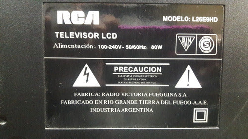 Placa Inverter Rca L26e9hd V225-4xx 6