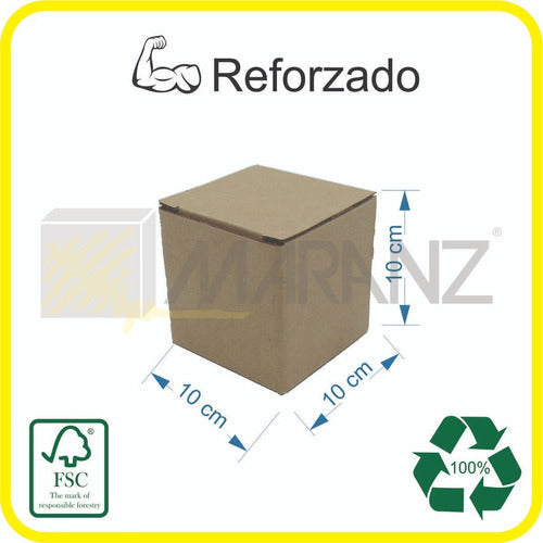 Maranz Corrugated Micro Shipping Boxes 10x10x10cm x20 1