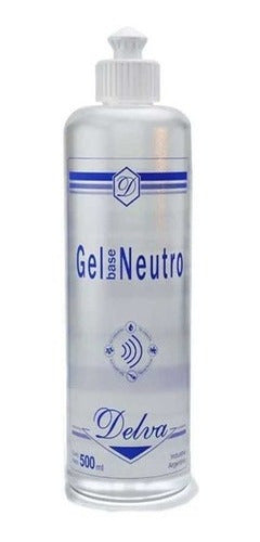 Delva Gel Base Neutro Excelente Capacidad Conductora 500ml 0