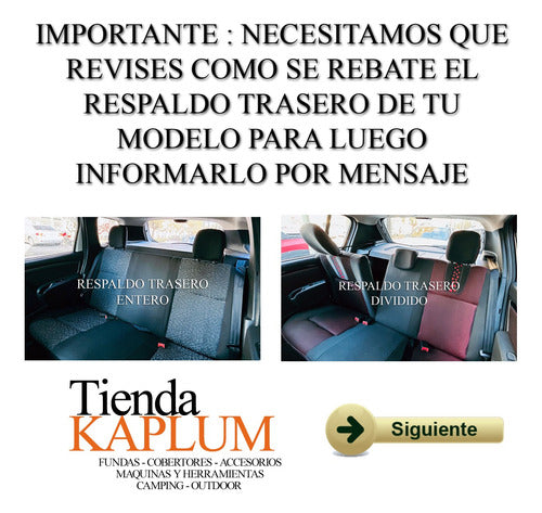 Car Seat Cover Set Eco Leather Renault Kwid Logan Sandero 2018 13