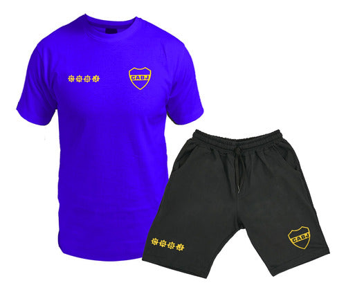 Boca Juniors 01 T-Shirt and Shorts Set 6