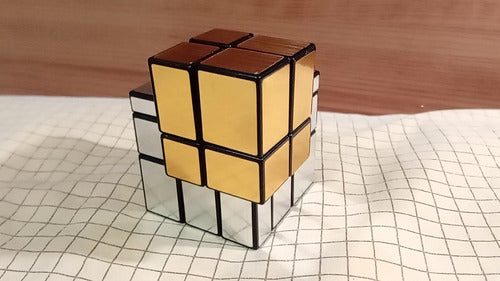 ShengShou Rubik Mirror Metalizado Ilusión Plata Bubón Oro Rosario 1