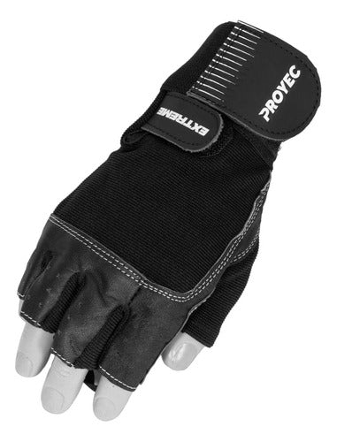 Proyec Fitness Gloves With Wrist Support - Natural Leather 2