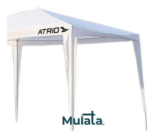 Mulata® Gazebo Impermeable Toldo Armable 3x3x2.5 Desarmable 2