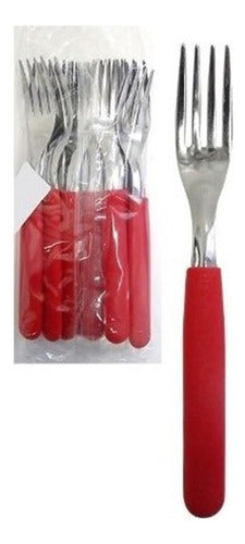 Carol Table Forks Set of 12 Plastic Handle 0