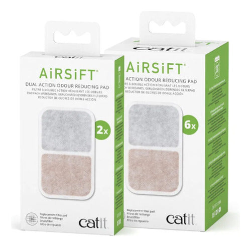 Repuesto Filtro Catit Airsift Dual Action X6 Para Gatos 0