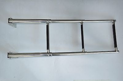 Marina 3-Step Telescopic Boat Ladder Upper Platform 2