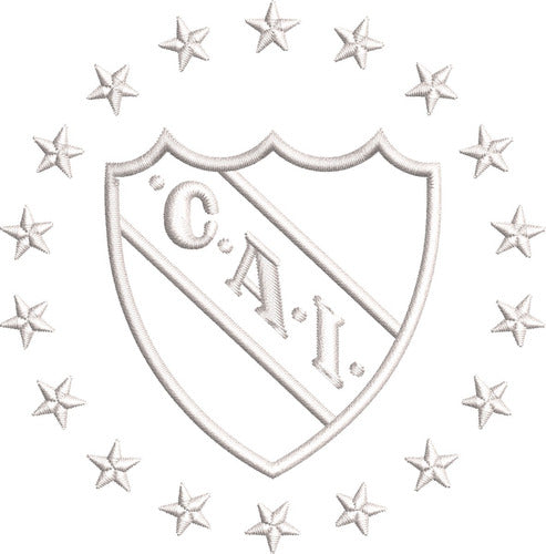 Embroidery Design: Club Independiente Avellaneda Shields X 9 3