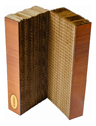 Rascat Mini Book Cat Scratcher X2u - Premium Cardboard and Wood 0