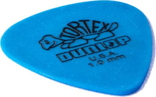 Jim Dunlop Blue Standard 1.0mm Guitar Pick, Pack of 12 3
