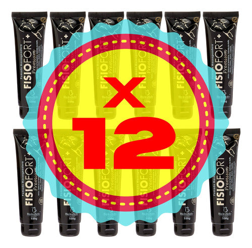 Fisiofort 12 Premium Creams - Black - Muscle Pain Relief Offer! 1