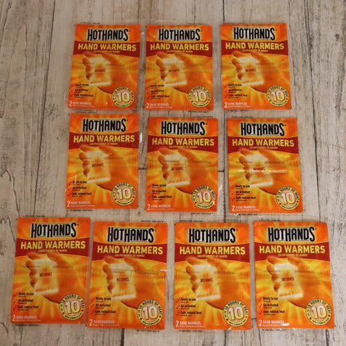 Sobres Calienta Manos Hothands Hand Warmers Calentadores X10 2