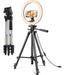 Everest.UY LED Ring Light 26cm + 120cm Portable Tripod for Videos and Photos 1