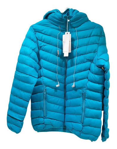 Ultralight Padded Women's Jacket with Warmth and Built-In Headphones 14