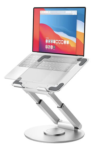 Tounee Adjustable Laptop Stand with 360° Rotating Base 0