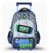 School Backpack with LED Light and Extendable Cart 18" 17