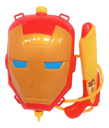 Sebigus Iron Man Water Backpack with Water Gun Mask 8550 0