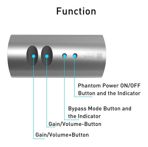 Meloaudio Audio Interface USB, TS Mini Compact Instrument / Microphone Audio Interface for iPhone, iPad, Android Devices, Mac and PC 4