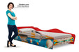 Cama Auto Space Plus Niños Espacial Cohete Estrellas 4