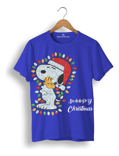 Memo Estampados Snoopy Christmas T-Shirt 3