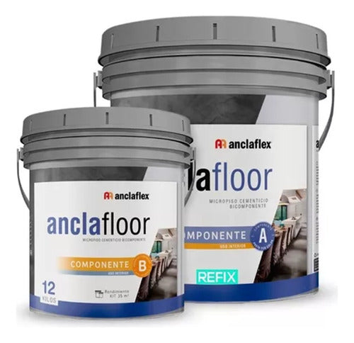 Anclaflex Micropiso Cementicio Anclafloor Componente A+B 35kg 0