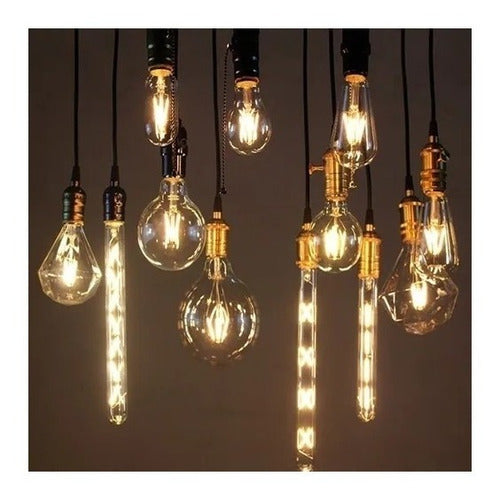 Vintage Filament LED Bulb A60 8W 25000 Hs Ultra Warm 2