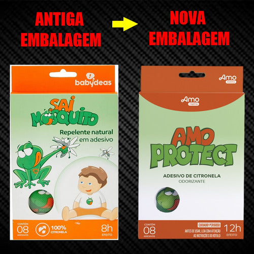 Sai Mosquito Amo Protect Repelente Adesivo Natural Infantil 1