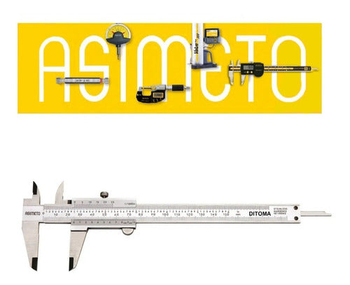 Calibre Mecanico 0-150mm, Lectura:0,05 Asimeto 341-06-0 1