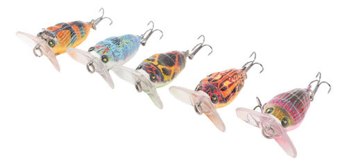 Swimbait Fishing Bait Cicada Atrai A Vida Como Um Conjunto D 4