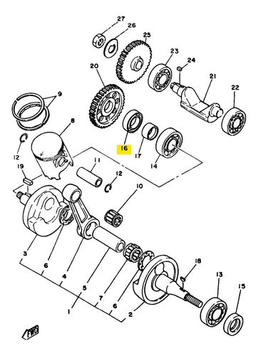 Yamaha Reten Cigueñal Lado Derecho Orig. Yamaha Blaster 200 - Otros 1