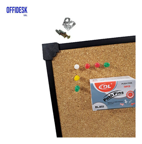 Apxer Cork Board 120x150cm with Aluminum Frame 2