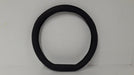 Black 38 cm Flat Base Steering Wheel Cover Cod Cv-043 1