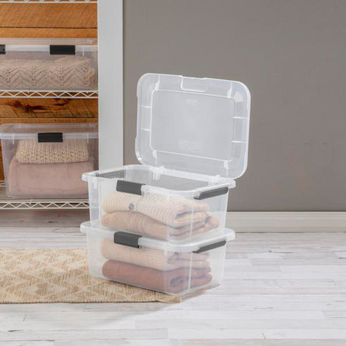 Plastic Storage Box with Lid, 19 Liters 3