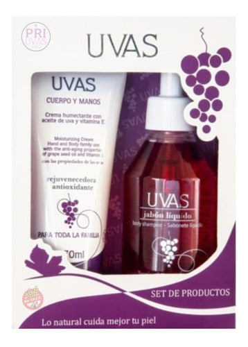 Set Uvas Sin Tacc Crema Cuerpo 170ml/jabon Malbec 250ml 0