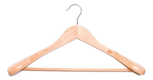 DyP Accesorios Premium Wooden Suit Hanger Non-Slip 0