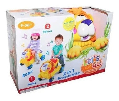 Let´s Go 2 In 1 Walker Lion With Music And Lights 3