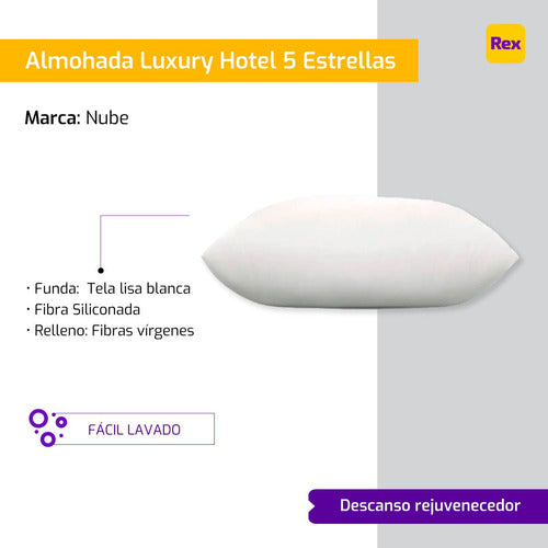 Nube Luxury Hotel 5 Stars Pillow 50x70cm 1