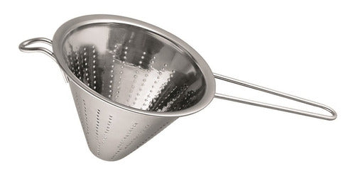 Selecta Conical Stainless Steel Strainer, 24 cm Diameter, 17 cm Height with Handle 0