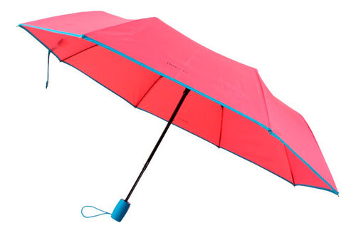 Las Oreiro Love Short Umbrella - Lightweight, Automatic, and Chic 1