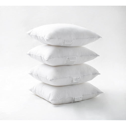 Lane Linen 4 Pack 18x18 Insertos De Almohada-almohadas Blanc 2