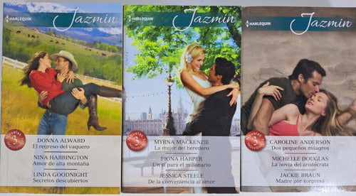 Harlequin Lote X 3 Novelas Romanticas Jazmin 3 En 1 0