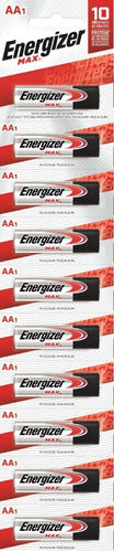 Energizer Max 10 X AA Alkaline Batteries Blister Pack 0