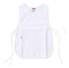 Ponchito Saber Catalina Sleeveless Apron Size 6 White Embroidered Pocket Kids Girls 3