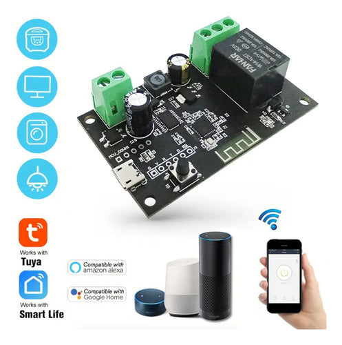 Rele Relay Inteligente 5v 7 32v Tuya Wifi Alexa Google App 2