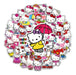 Stickers Hello Kitty Calcomanías Autoadhesivas X50 1